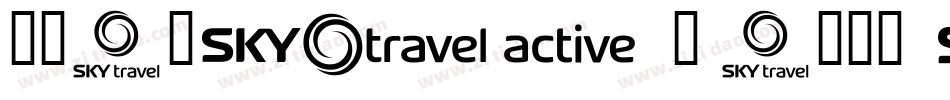 Travel around字体转换